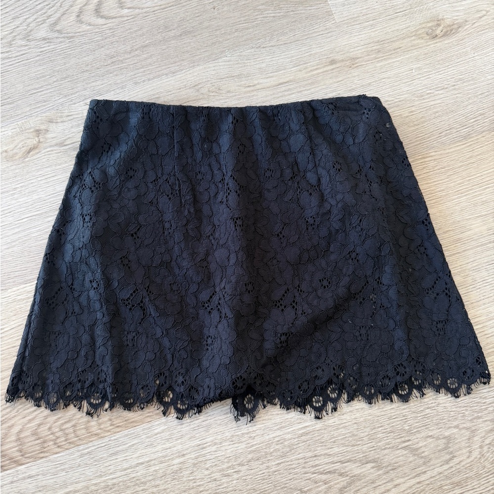 Revolve AFRM Black Lace High Waist Presley Skirt XS - Picture 5 of 8